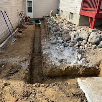 Concrete Approach Sidewalk Retaining Wall Flushing Michigan Jj Concrete Works 1