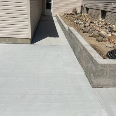 Concrete Approach Sidewalk Retaining Wall Flushing Michigan Jj Concrete Works 2