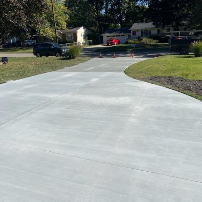 New Concrete Driveway Flint Michigan Jj Concrete Contractor 1