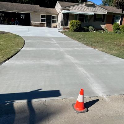 New Concrete Driveway Flint Michigan Jj Concrete Contractor 2