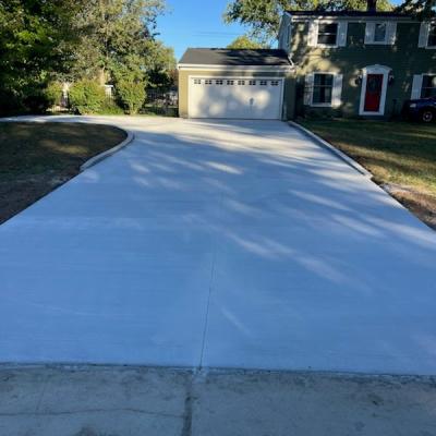 New Concrete Driveway Flushing Michigan Jj Concrete 1