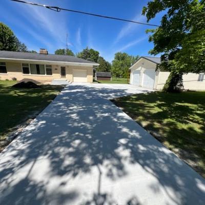 New Concrete Driveway Flushing Michigan Jj Concrete Contractor 1