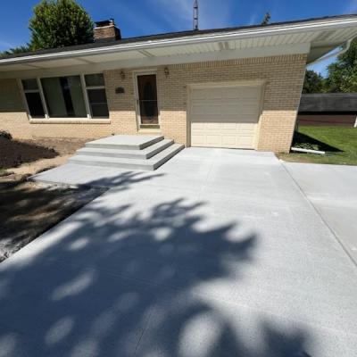 New Concrete Driveway Flushing Michigan Jj Concrete Contractor 2